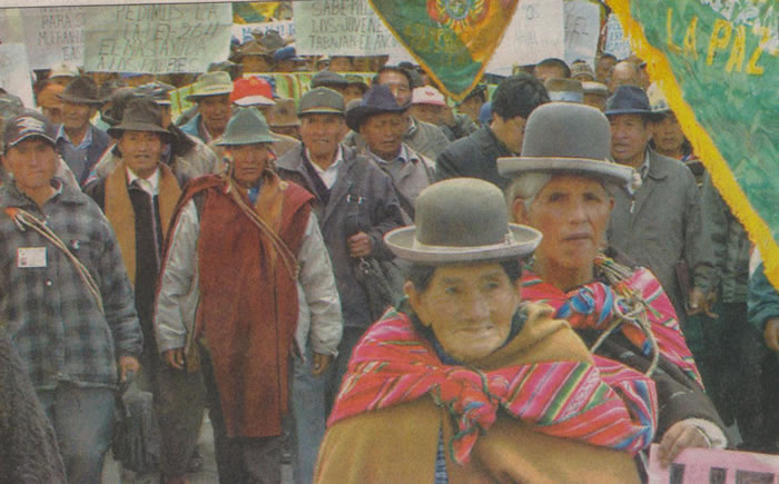 Marcha por la Ley del Adulto Mayor